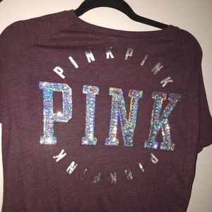 Victoria secret bling t-shirt